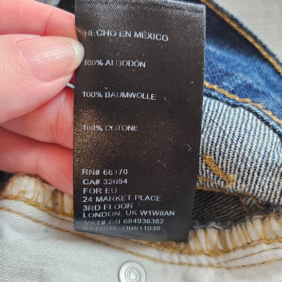 BDG Urban Outfitters Boyfriend Low Rise Shorts Denim Distressed Women's 27 - Picture 9 of 10